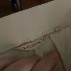 Soft Surroundings Beige Trousers